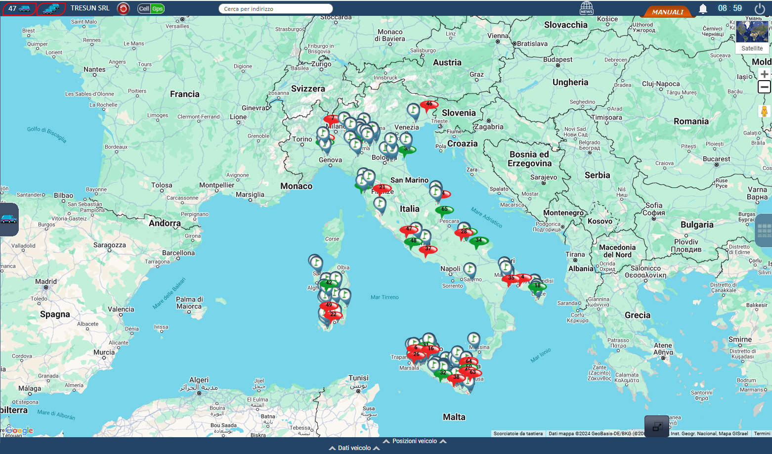 Mappa Impianti Fotovoltaici